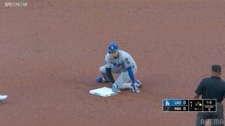 珍しい…大谷翔平、盗塁死の直後に見せた“落胆”「惜しい」「セーフぽくね」ファンから労いの声