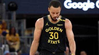 ステフィン・カリーが左ハムストリングを負傷…最低1週間の離脱、PO復帰は第5戦以降か