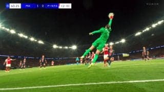 アーセナル・ファン絶望…PSG守護神の“指先スーパーセーブ”にSNS騒然！「ドンナルンマ人間やめてる」「まじで勘弁して…」「理不尽すぎる」Ｘトレンド入り【CL準決勝】