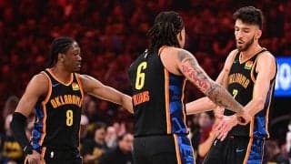 サンダーが強烈なオフェンスでナゲッツを粉砕…前半だけで87得点、第1戦のリベンジ果たす