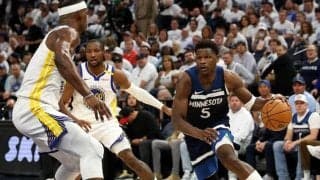 第1Qから圧倒したウルブズがカリー欠場のウォリアーズに快勝…シリーズを1勝1敗に