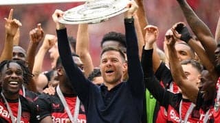 レアル行き噂のシャビ・アロンソ監督がレバークーゼンを退団！ ブンデス初優勝＆カップ優勝など多大なる功績「素晴らしいチームワークの賜物」