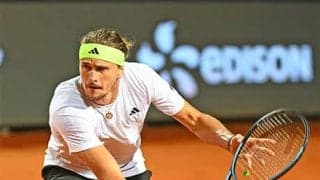 ズべレフ完勝 2連覇へ好発進