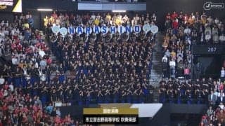 “美爆音”を封印も心に沁みる 習志野高校吹奏楽部の国歌斉唱「演奏してくれてありがとう」バレー会場での一コマに反響