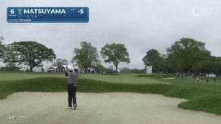 【動画】松山英樹バンカーからピンを刺すビューティフルショット【トゥルーイストチャンピオンシップ2日目】