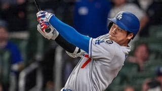 大谷翔平、乱打戦の9回“確信”勝ち越し3ラン　両手上げ大喜び…2試合連発でMLBトップ12号