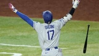 思わずバット投げ捨てる“バンザイ弾”で驚異の7戦5発！　止まらない大谷翔平の異次元さを物語る「1.138」