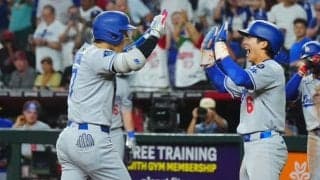 「初めて見た」大谷翔平の珍しい姿　衝撃の決勝12号の直後が「気持ちよすぎる」