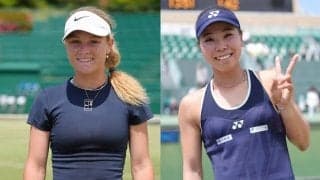 坂詰姫野が決勝進出！ジュニア世界1位のジョーンズと対戦。ダブルスは小堀桃子／清水綾乃が今季4つ目のタイトル獲得[福岡国際女子テニス2025]