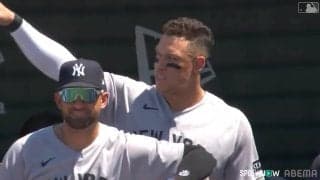 “ドヤ顔”がかっこいい！ジャッジがソロ弾直後に見せた表情が話題「えぐすぎやろ！」大谷翔平を突き放す衝撃13・14号！