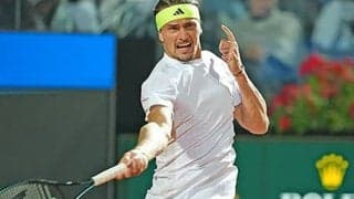  昨年王者ズべレフ 5年連続16強 