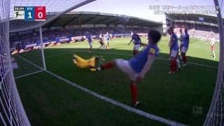 まじかよ！町野修斗、ゴールライン上の“1点ものディフェンス”に称賛「忍法神クリア」「英雄」あわや失点の危機を救った奇跡のクリアキックの瞬間