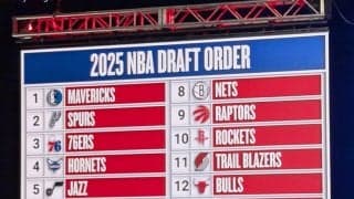 NBAドラフトロッタリー2025が開催…今年のトップ3指名はマブス、スパーズ、シクサーズが獲得