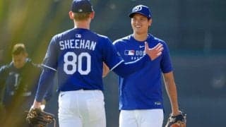 ド軍25歳が「復帰に向けて大きな一歩」TJ手術から“再起”へ…大谷翔平よりも高い「196センチ」の長身右腕