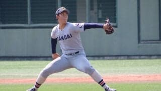 プロ注目の京産大の152キロ右腕がリーグ戦初勝利！大学最終年から投手に専念【関西六大学】