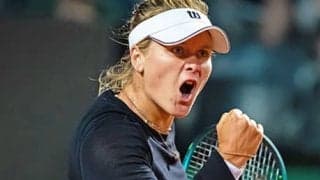 大坂なおみ撃破の23歳、珍記録で4強