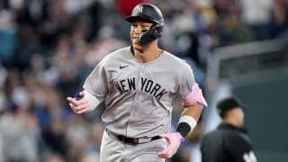 ジャッジ、MLB単独トップ15号　外野手動かぬ135m特大アーチ…打率.412で“3冠王”、敵地は騒然