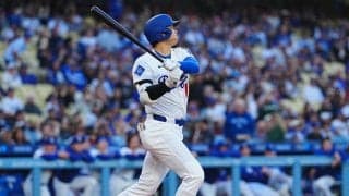 大谷翔平、衝撃の13号先頭打者弾　確信歩きの123m…トップに2本差で由伸を援護