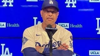 ド軍ロバーツ監督、“ムキになる”ベッツは「素晴らしい」　大谷敬遠後…咆哮の一打を称賛