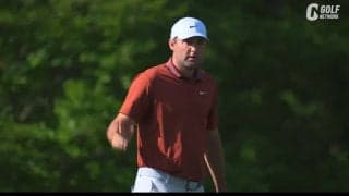 【動画】スコッティ・シェフラーは出入りの激しいゴルフで20位　12番はチップインバーディで沸かせる