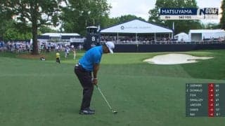 【動画】松山英樹は60位　8番パー4ではセカンドショットを約1.4mにつけバーディ