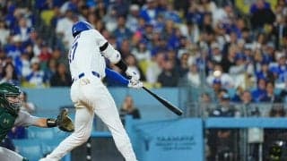 大谷翔平に「もうMVPをあげても」　衝撃の2打席連発、HRキング浮上にLA記者も“苦笑い”