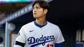 大谷翔平を空振り三振…“野手”の1球が「177キロに見えた」　地元放送局が大興奮