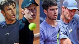  シナー・アルカラスら4強出揃う 