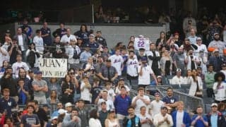 ヤンキースタジアムの異様な雰囲気にソトが笑み…「1147億円男」の“凱旋”にファン総立ち　今季初の「サブウェイシリーズ」