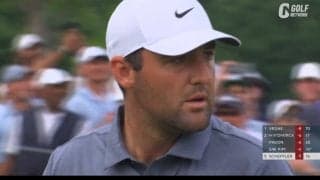 【動画】スコッティ・シェフラーは5位浮上　14番、15番の連続バーディなど「68」を記録