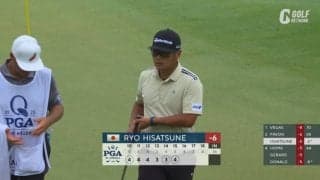 【動画】久常涼は5打差17位　15番パー5は2オン成功からのバーディ奪取