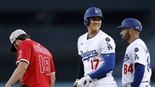 大谷翔平、185キロ弾丸確信アーチで今季初の3戦連発 メジャー単独トップ浮上 ドジャースは5併殺の拙攻が響き連勝ストップ