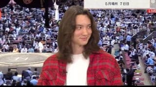 「顔ちっちゃ！」身長190センチ・元横綱の孫でメンノン専属モデル 驚異のスタイルに元若乃花が驚き「大きいね！入門しよう！」