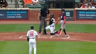 どこに怒れば… 菅野智之に“打者がイライラ”「そらキレる」 計算通りの“空振り三振”→不満タラタラでベンチに去る「睨まれてもw」