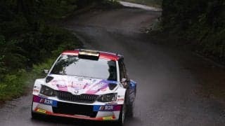 全日本ラリー飛鳥：初日、全ステージを制した新井大輝がコバライネンに大差をつけてトップ