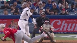 あれでホームラン入っちゃう？ 大谷翔平、想定外の“変態ゴルフ打ち”「意味わからんw」 内角低めをすくい上げて185キロ“弾丸ライナー”「量産モード突入」