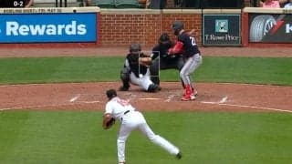 動けない…！？  菅野智之に“打者が混乱”「これは打てない」「鬼制球」 絶妙すぎる“高速シンカー”… 手も足も出ず“見逃し三振”「完璧すぎる」