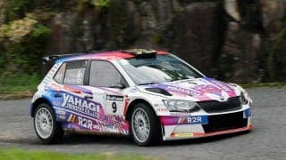 全日本ラリー飛鳥速報：最終日前半を終えて、新井大輝が首位堅持