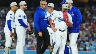 ド軍また負傷者　19億円右腕が「右太もも裏の張り」で緊急交代、逆転3ラン被弾直後…球団発表