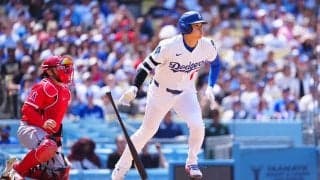 大谷翔平、今季7度目の1試合3安打　菊池雄星から2本…7回に内野安打で雄叫び