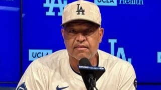 ド軍監督、右足首負傷の菊池雄星へ気遣い「無事を願う」　接触エドマンは「大丈夫」