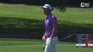 【動画】デービス・ライリーが2位　5番パー4ではスラムダンクバーディでギャラリーを沸かせる