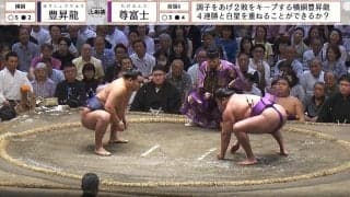 「山のような懸賞」大ベテランの実況アナも驚いた衝撃光景 横綱・豊昇龍の取組後に「一つ分けて」「夢あるなぁ」