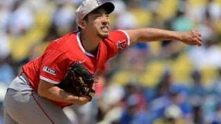 エンゼルス菊池、大谷翔平には「単打OK」　今季初勝利はならず