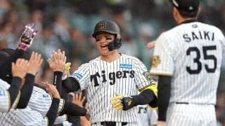 巨人震撼の“4/7”…阪神24歳は「ほんまバケモン」　特大の一発にX騒然「なにこれ？」