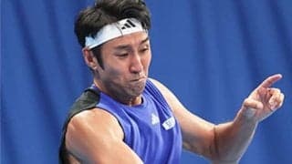  内山靖崇 ストレート負けで予選敗退 