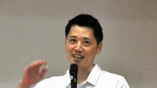 バスケ女子の恩塚・元代表監督が母校で講演　「自分の可能性信じて」