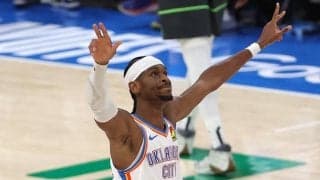 NBAプレーオフウェスタンCFはサンダーが先勝…“MVP”チャント響く中、シェイが31得点9アシスト