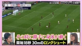 「勝手に身体が動いた」なでしこ谷川萌々子、“世界騒然30mゴラッソ”の本人リアル解説！「ゾーンに入ると自然とコースが見える」