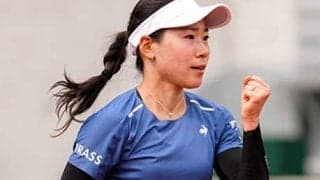  日比野菜緒 大逆転勝ちで全仏OP本戦へ 